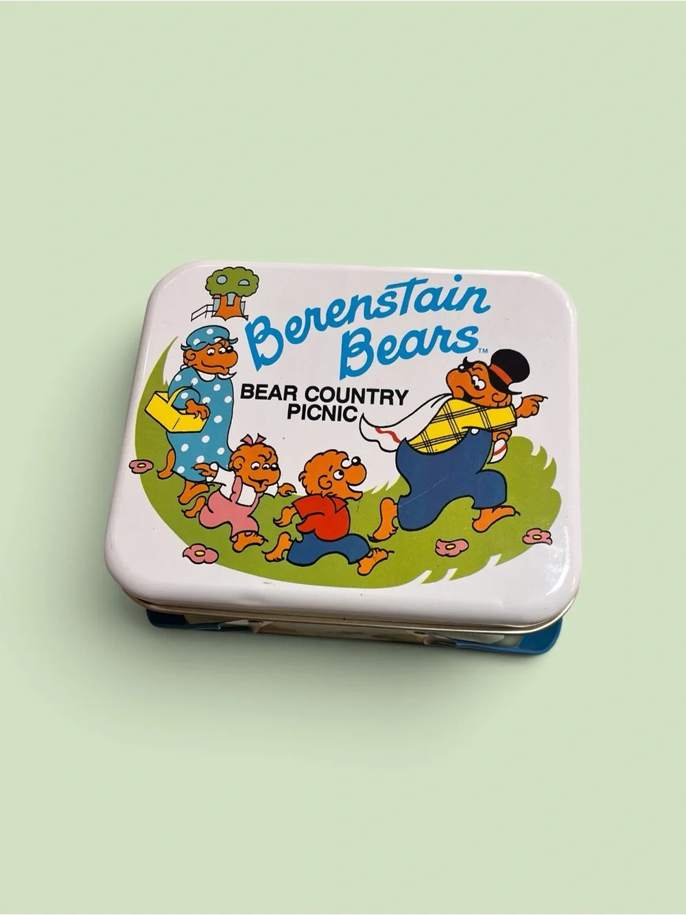 Vintage 1987 Berenstain Bears - Bear Country Picnic Tin